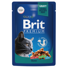 Brit - Паучи для кошек сsуткой в соусе
