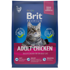 Brit - Сухой корм премиум класса с курицей для взрослых кошек