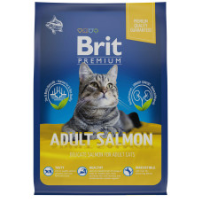 Brit - Сухой корм премиум класса с лососем для взрослых кошек