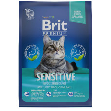 Brit - Корм премиум класса с ягненком и индейкой для кошек с чувствительным пищеварением