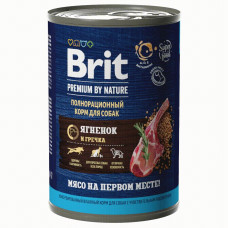 Brit - Консервыspremium by naturesс ягненком и гречкой для собак всех пород с чувстивительным пищеварением