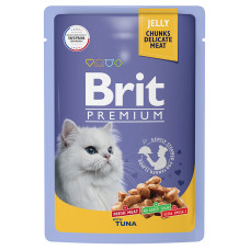 Brit - Пауч для кошек с тунцомsв желе