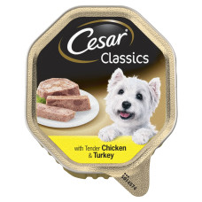 Cesar - Консервы для собак паштет курица и индейка 10204875