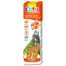 Cliffi - Лакомства для волнистых попугаев и экзотических птиц: палочки с яйцами и медом Selection Energy