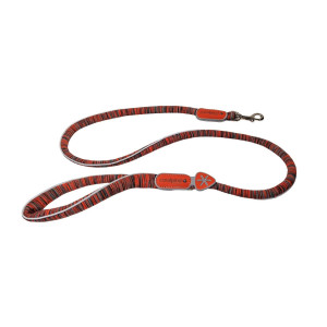 Поводок для собак мягкий POWERMIX, красный меланж (110 см/4,5 кг) (Guinz.Powermix Red MELANGE TG 1/3)