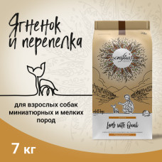 CRAFTIA NATURA - Корм для собак миниатюрных и мелких пород из ягненка с перепелкой