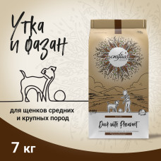 CRAFTIA NATURA - Корм для щенков средних и крупных пород из из утки с фазаном