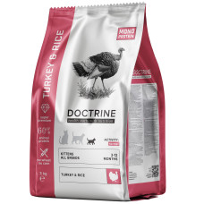 Doctrine - Полнорационный корм  для котят всех пород
с индейкой и рисом