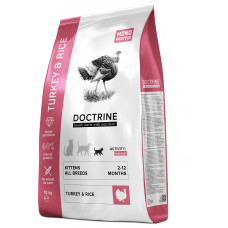 Doctrine - Полнорационный корм  для котят всех пород
с индейкой и рисом