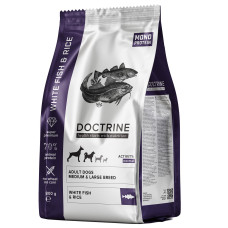 Doctrine - Корм для собак средних и крупных пород с белой рыбой и рисом