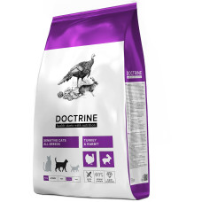 Doctrine - Корм для кошек с чувствительным пищеварением с индейкой и кроликом, беззерновой