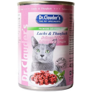 Dr.Clauder's - Консервы для кошек с лососем и тунцом