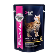 Eukanuba - Паучи для кошек, с курицей в соусе, 24 шт