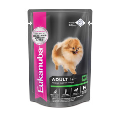 Eukanuba - Паучи для собак, с говядиной в соусе, 24 шт