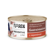 FLORIDA - Gastrointestinal Консервы для кошек при расстройствах пищеварения, с перепёлкой