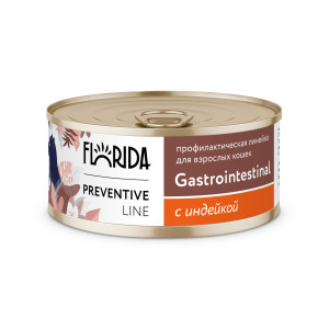 Gastrointestinal Консервы для кошек при расстройствах пищеварения, с индейкой, упаковка 24шт x 0.1кг