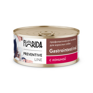 Gastrointestinal Консервы для собак при расстройствах пищеварения, с кониной, упаковка 24шт x 0.1кг
