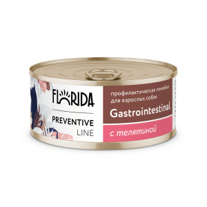 Gastrointestinal Консервы для собак при расстройствах пищеварения, с телятиной, упаковка 24шт x 0.1кг