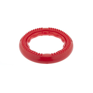 Экстрапрочное кольцо для игр с ароматом говядины, 12 см, красное (POWERPULL STRONG SMALL 12CM RED)