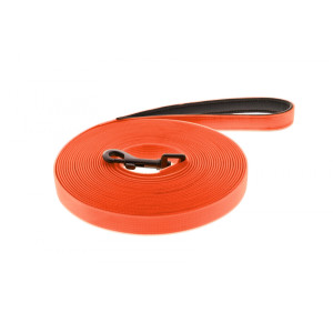 Поводок для собак силиконовый, оранжевый 2см X1,2м (GUINZAGLIO FUN FLAT 2X120CM AR) 