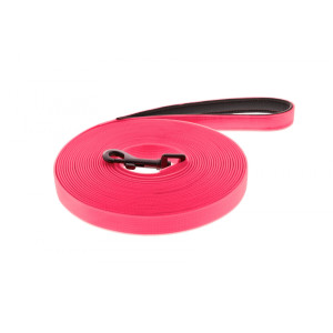 Поводок для собак силиконовый, розовый 2см X6м (LUNGHINA FUN FLAT 2CMX6MT ROSA) 