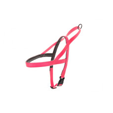 Ferribiella - Светящаяся силиконовая шлейка, розовая 2X58-76 см (PETTORINA NORVEGESE FUN FLAT 2X58-76CM) 