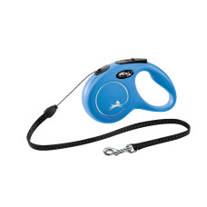 Flexi - Рулетка для собак до 8кг, 3м, трос, голубая (New Classic XS Cord 3 m, blue)