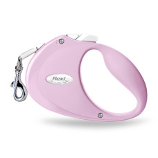 Flexi - Рулетка для щенков до 12кг, ремень 2м, розовая