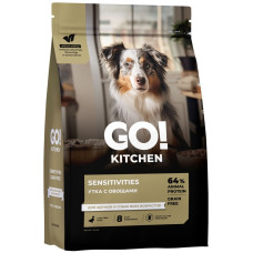 GO! - Корм для щенков и собак всех возрастов с уткой для чувствительного пищеварения