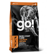 GO! - Корм для щенков и собак, со свежим лососем и овсянкой (SKIN + COAT CARE)
