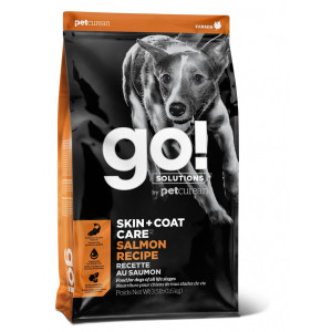 GO! - Корм для щенков и собак, со свежим лососем и овсянкой (SKIN + COAT CARE)