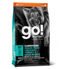 GO! - Корм для собак всех возрастов, 4 вида мяса: индейка, курица, лосось, утка (CARNIVORE)