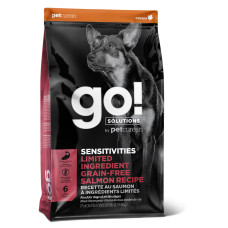 GO! - Корм для щенков и собак с чувствительным пищеварением, с лососем, беззерновой (SENSITIVITIES)