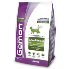 Gemon - Корм для стерилизованных кошек с индейкой (cat sterilised )