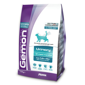 Gemon cat urinary корм для профилактики мочекаменной болезни для кошек с курицей и рисом