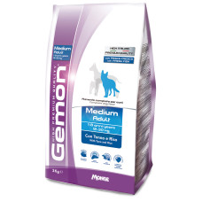 Gemon dog medium корм для собак средних пород тунец с рисом