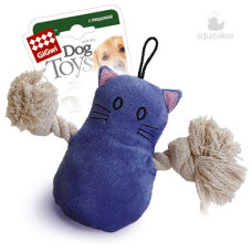 GiGwi - Игрушка "Кот" с пищалкой ткань, пластик