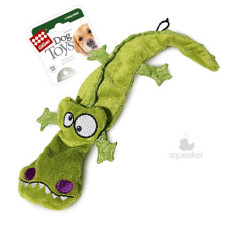 GiGwi - Игрушка "Крокодил" с 4-мя пищалками ,ткань,пластик