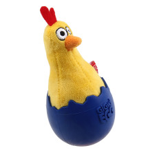 GiGwi - Игрушка "Цыпленок" неваляшка с пищалкой,текстиль,резина