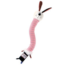 GiGwi - Игрушка "Заяц" с пищалкой и хрустящей шеей. текстиль,пластик