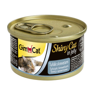 Консервы для кошек из тунца с креветками (ShinyCat)