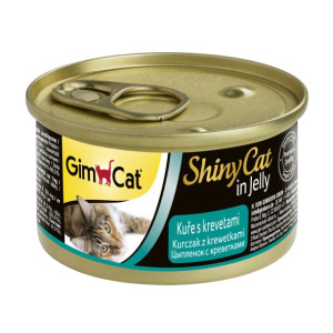 GimCat - Консервы для кошек из цыпленка с креветками (ShinyCat)