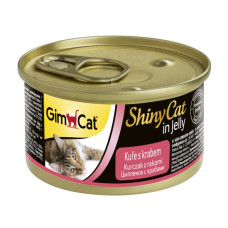 GimCat - Консервы для кошек из курицы с крабом (ShinyCat)