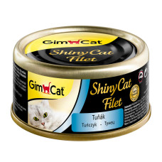 GimCat - Консервы для кошек из тунца (ShinyCat Filet)