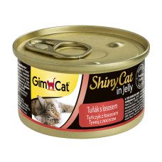 GimCat - Консервы для кошек из тунца с лососем (ShinyCat)