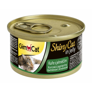 GimCat - Консервы для кошек из цыпленка с ягненком (ShinyCat)