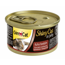 GimCat - Консервы для кошек из цыпленка с говядиной (ShinyCat)