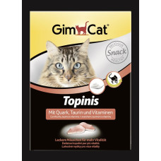 GimCat - Лакомство для кошек, мышки с творогом, таурином и витаминами (Topinis)