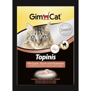 Лакомство для кошек, мышки с творогом, таурином и витаминами (Topinis)