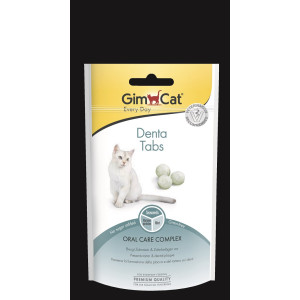 GimCat - Таблетки для кошек, для очистки зубов, Дента Табс (Denta Tabs)